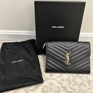 YSL chevron clutch